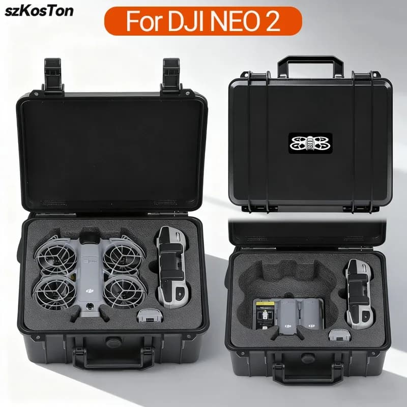 Portable security box for DJI NEO 2 explosion proof protective box rigid shell carrying case for DJI RC N3 Drone Accessry