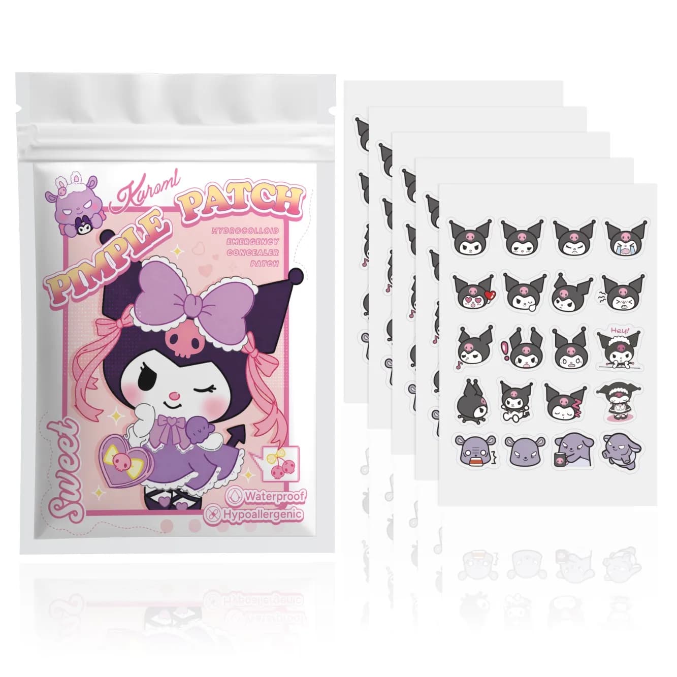 Cerotti per l'acne, adesivi per l'acne, cerotti per l'acne del viso, correttore, adesivi correttivi 100 pezzi Hello Kitty