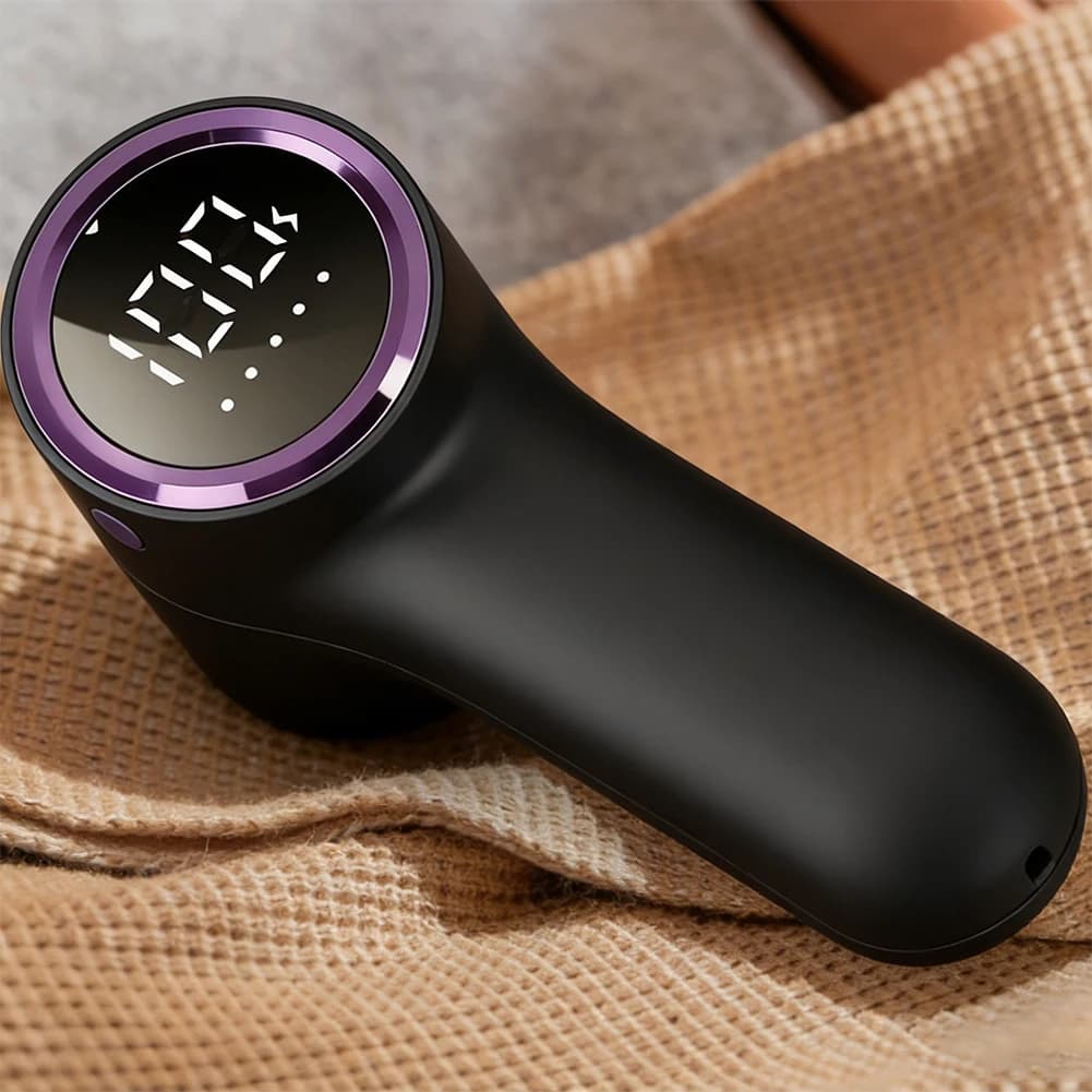 Clothing Defuzzer Fabric Shaver For Home For Travel Five Adjustable Settings Stainless Steel Blade Extra-large Lint Container