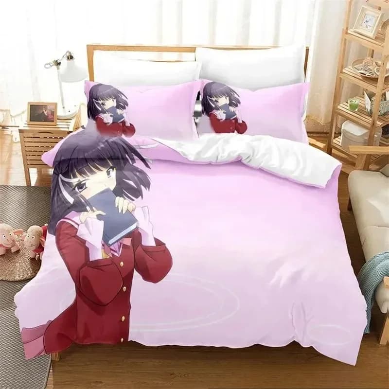 Anime The World God Only Knows 3D NEW Duvet Cover Pillowcase Bedding Set Adult Boy Girl Bedroom Decoration Single Double Large