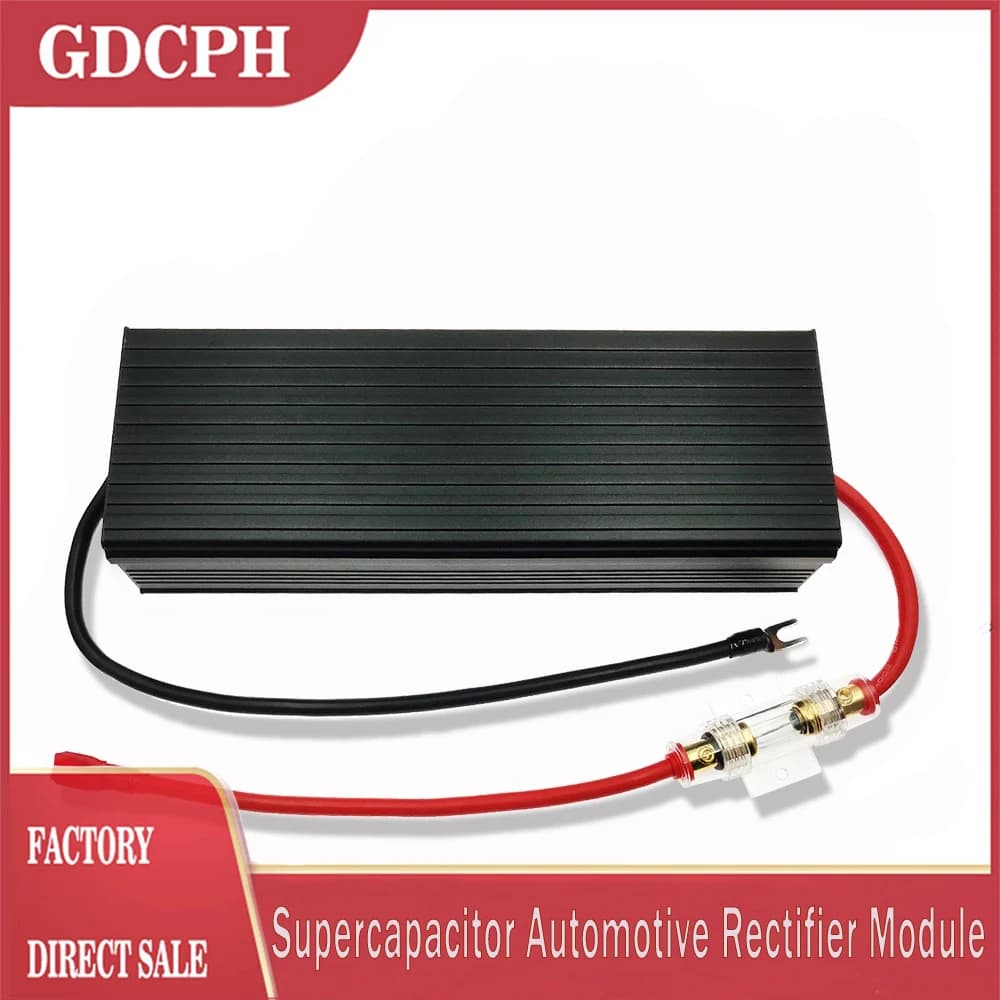1Set GDCPH 17V116F Alimentatore di Backup 16V100F Modulo Raddrizzatore Automotive 2.85V700F Con Voltmetro Auto Starter Kit