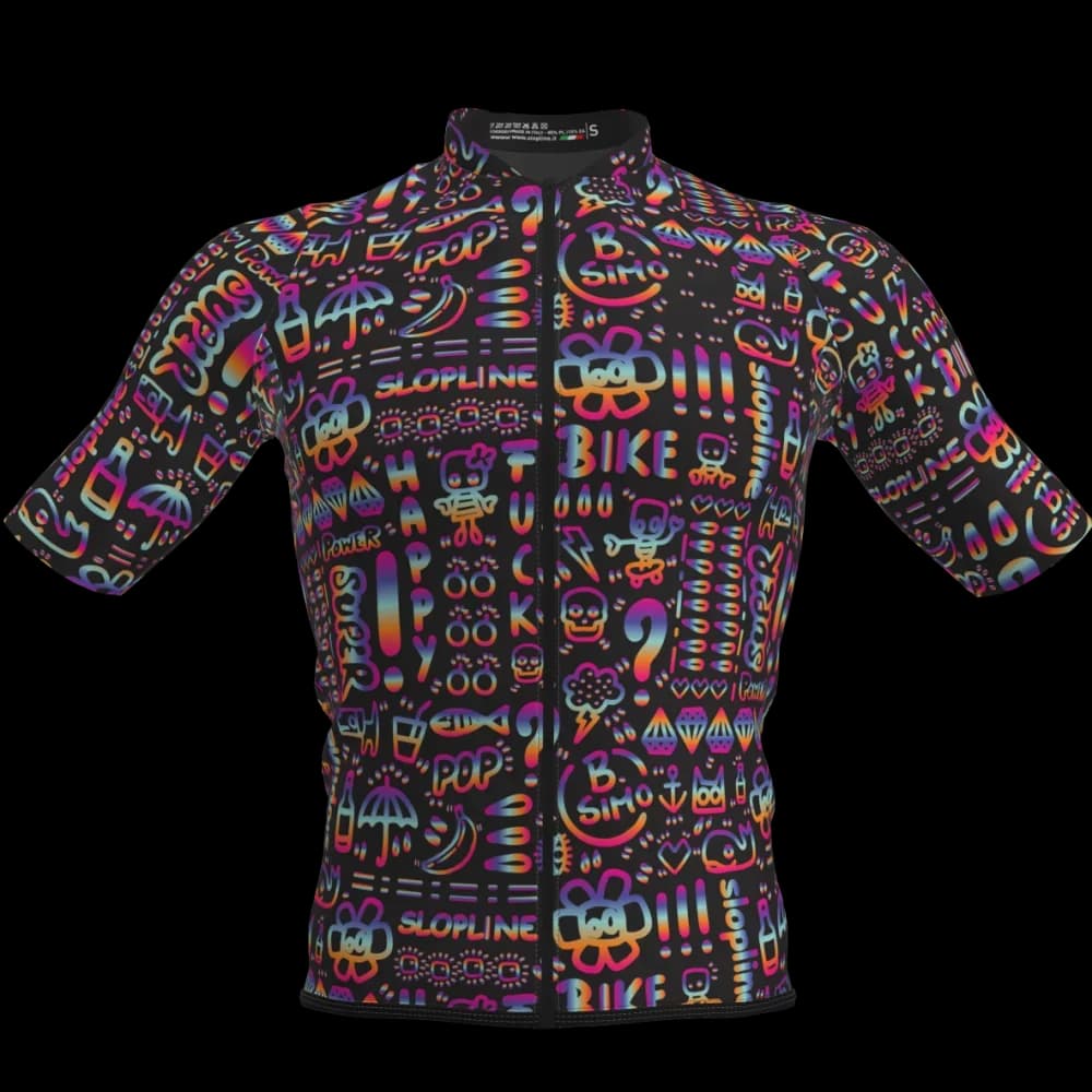Slopline Men’s Pro Short Sleeve Cycling Jersey Breathable Shirts MTB Maillot Race Road Bike Tops Quick Drying Bicycle Clothing