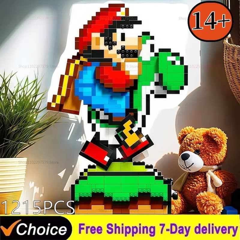 Set di Blocchi da Costruzione MOC 71438, Modello 3D, Mattoncini Educativi, Giocattoli Fai-da-Te per Bambini e Adulti, Decorazione da Scrivania, Regalo di Compleanno, Kit Creativo