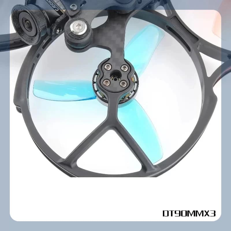 3 wheel props 3.5 inch HQProp T90 DT90mm×3 Blue Grey for Bee35 C35 FPV Racing drones RC Air Freestyle Beginners Toy Gifts