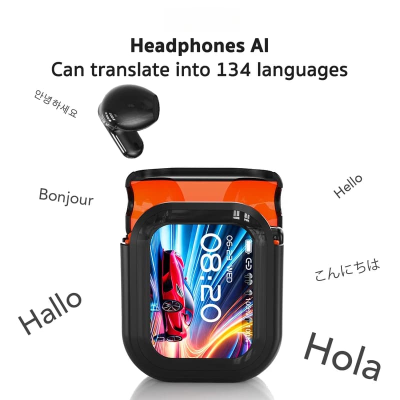 New Bluetooth 6.0 2026 Wireless Headphones with Translation Function, IPX4 Waterproofing Grade and Long Battery Life