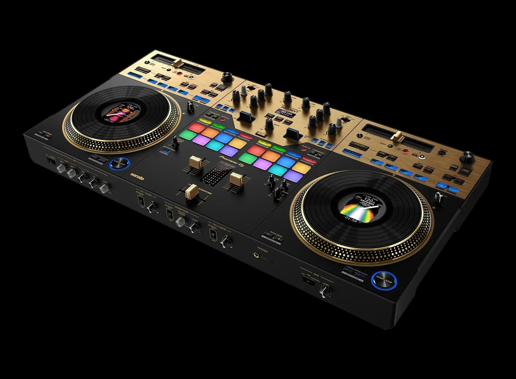 Spedizione immediata del controller DJ Pioneer DDJ-REV7 a 2 deck per Serato DJ - Edizione limitata oro