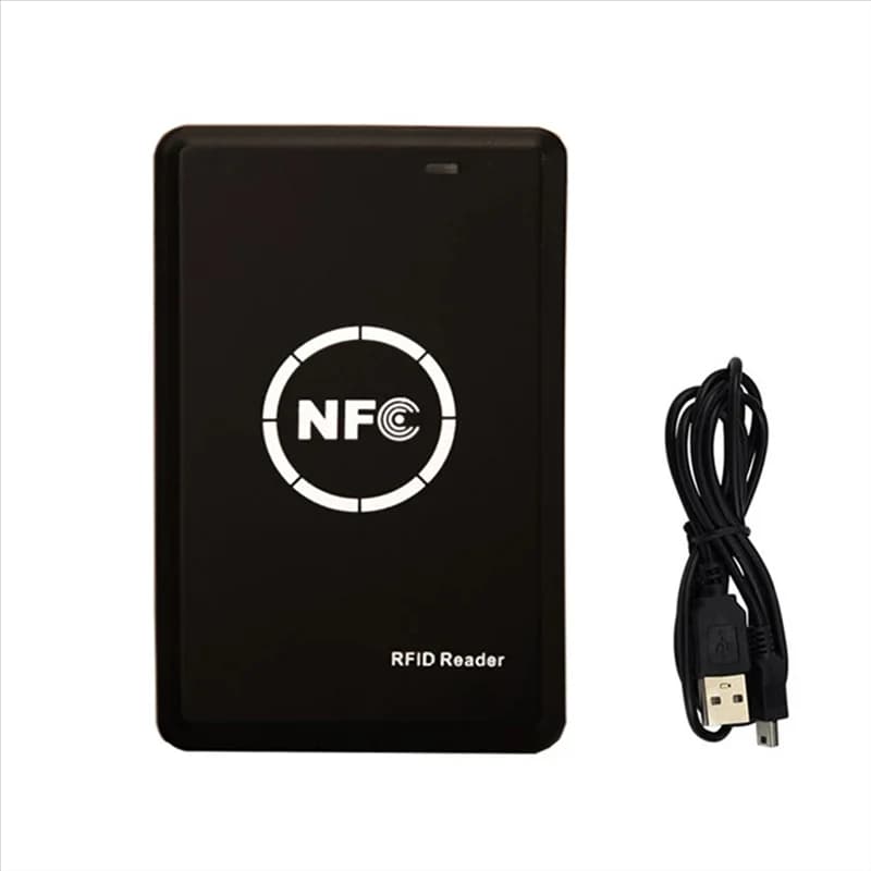 AA08-5PCS Lettore di smart card NFC Lettore di schede IC RFID Copiatrice RFID Duplicatore 13,56 Mhz e 125 Khz Programmatore crittografato