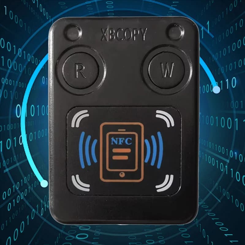A25P NFC RFID Smart Chip Card Reader Copiatrice + 3XCUID Card/UID Portachiavi IC 13.56M ID 125K 250K 375K RFID Token Clone Duplicatore