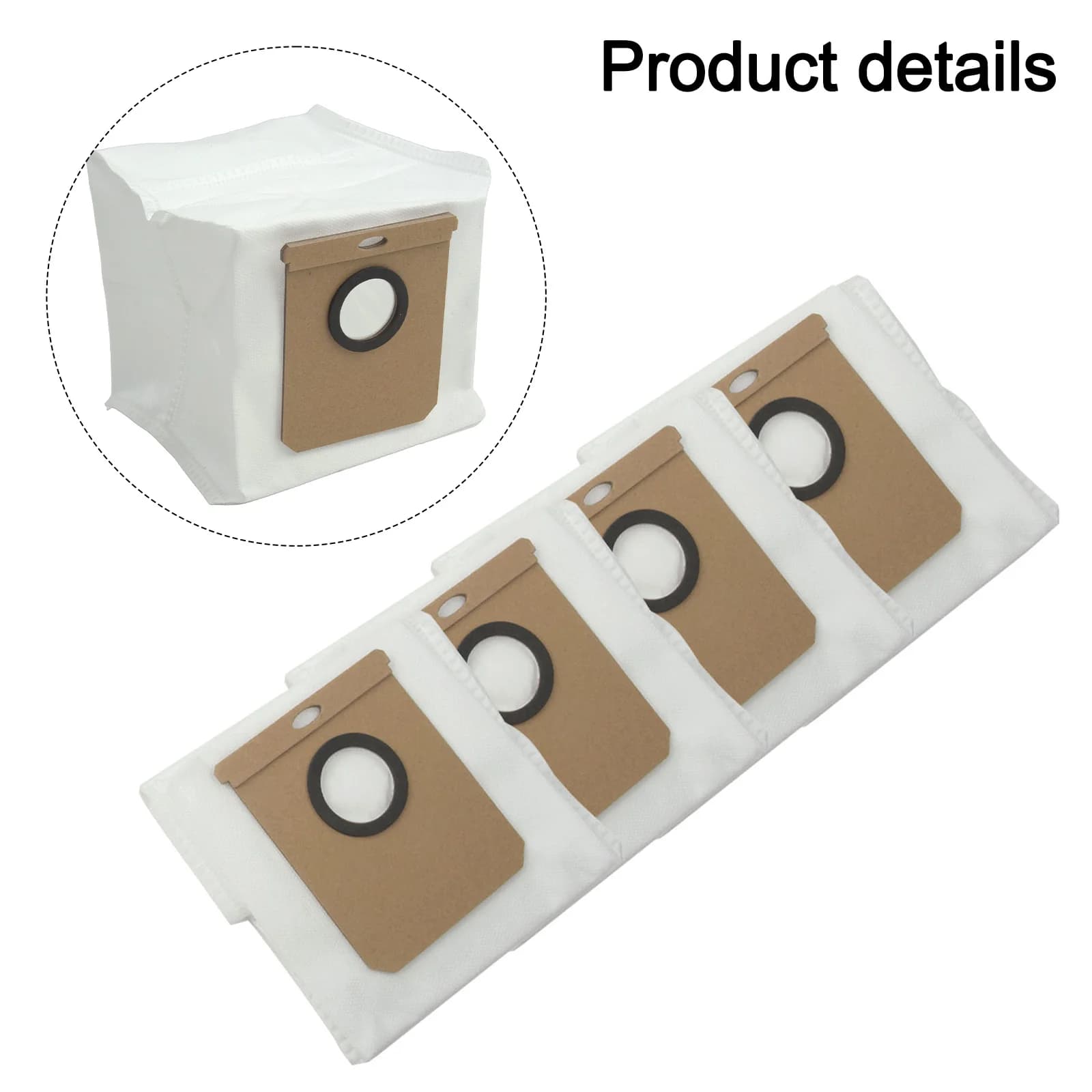 Sacchetti per la polvere premium compatibili con Conga 8490 Per aspirapolvere Ultra Power disponibili in set da 4 o 10 per una pulizia continua