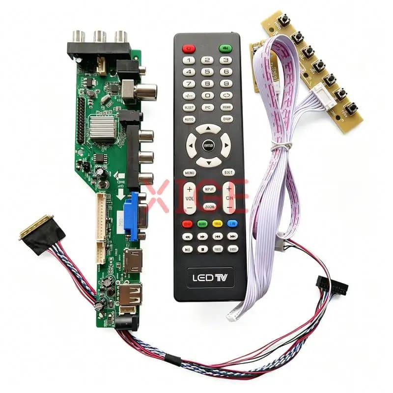 Kit Scheda Controller per Schermi Laptop LP140WH4 LP140WHU LP140WH1 LP140WH2, DIY, 1366*768, 40-Pin LVDS HDMI/VGA/AV/USB/DVB 1366x768