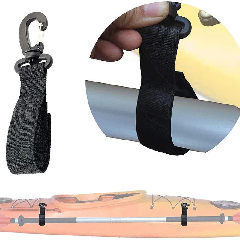 New2Pcs Double Pack Kayak Paddle Magic Buckle Strap Clip For Sup Paddle Board Inflatable Paddle Outdoor Rowing Surf Boat Buckle