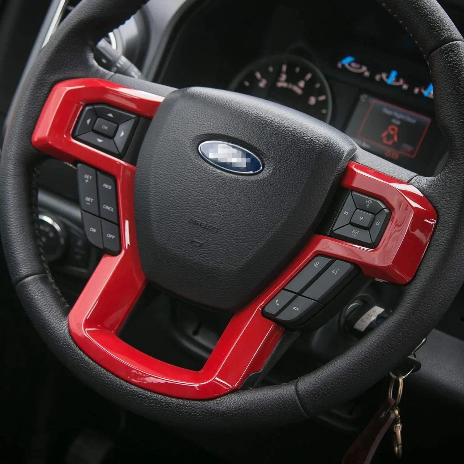 Black Crab Wheel Decoration Cover Frame Cover for Ford F150 F250 F350 Super Duty 2015 2016 2017