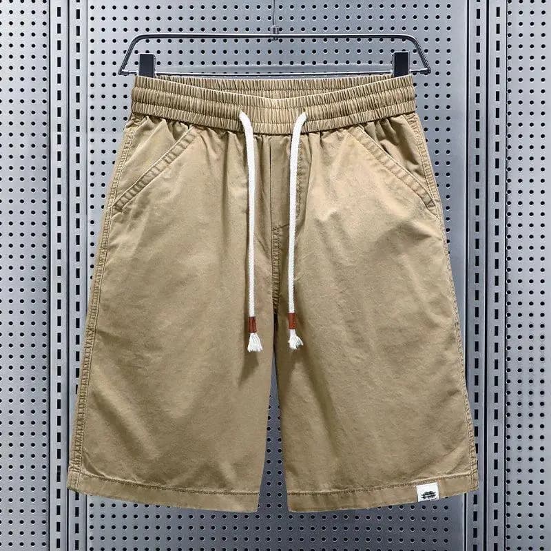 Men's Casual Loose Fit Shorts Elastic Waist Workwear Summer Sport Leisure Four-Way Stretch Wear-Resistant Large Size Five-Fif...