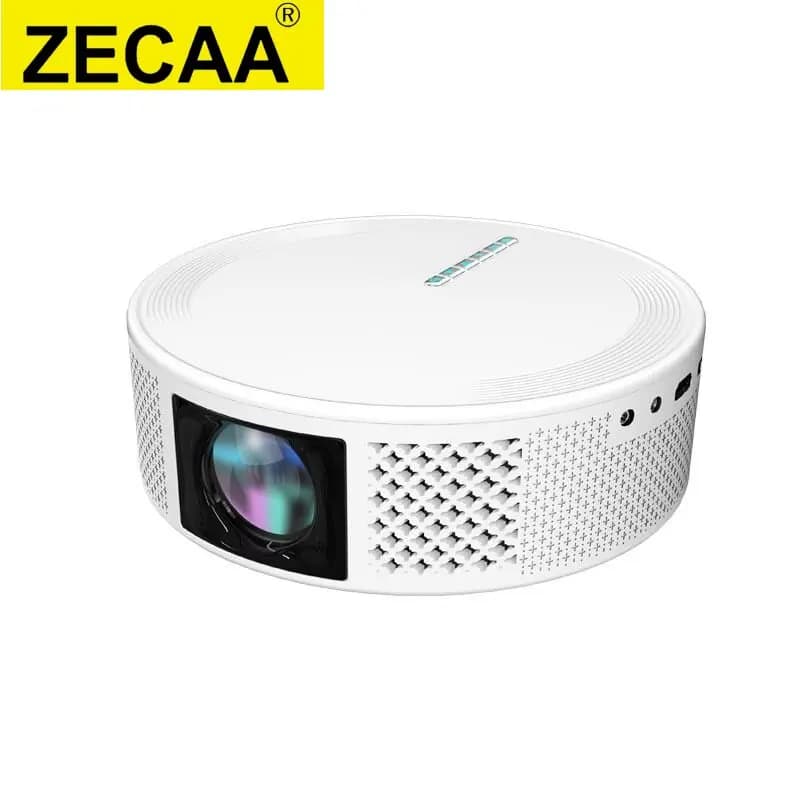 ZECAA Full HD 1080P 800 ANSI 4K 2.4G + 5G Dual Band WiFi 6 Android 13 Proiettore portatile Bluetooth 5.4 Smart Home Proiettore intelligente