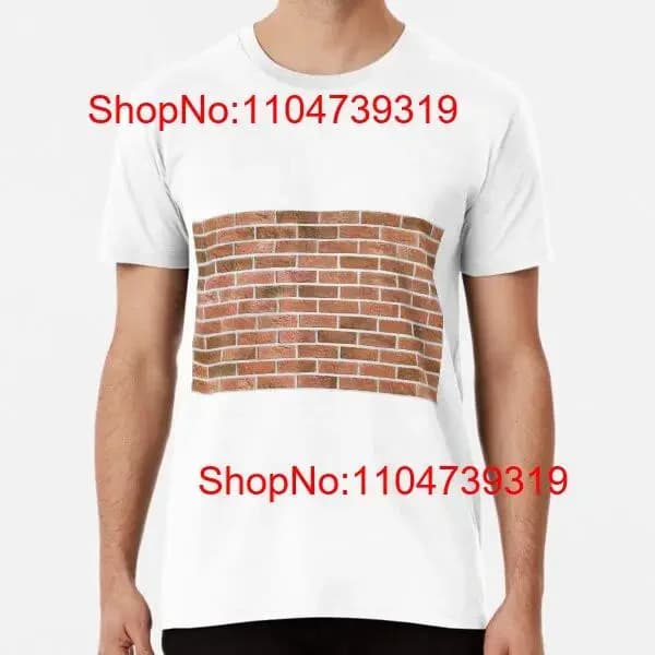 Bricks dalla S alla 5XL Made in AU USA T Shirt vintage lavato Abiti leggermente firmati Morbido Casual Traspirante