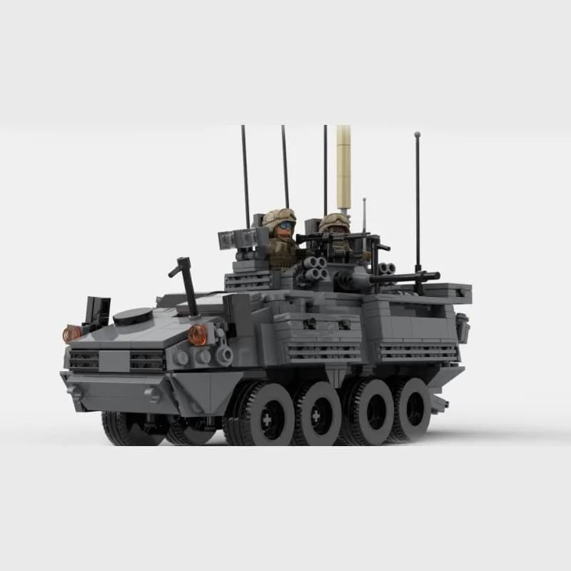 MOC-162457 LAV Infantaria Veicolo blindato Modello di assemblaggio Piccole particelle Building Block Bambini Amore Raccolta di mattoni Giocattoli