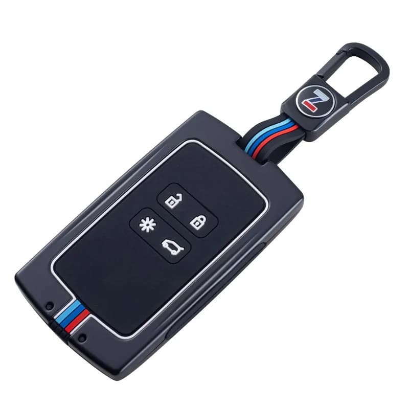 Zinc Alloy Car Key Case Cover Shell Fob Holder for Renault Koleos Captur Fluence Scenic Latitude Megane Card Key Accessories