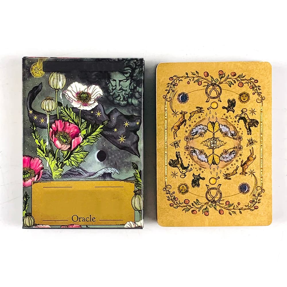 Mazzo di Carte Oracle da 55 Carte, Gioco di Carte per Riunioni Familiari, Gioco da Tavolo per Previsione e Divinazione, Perfetto come Regalo