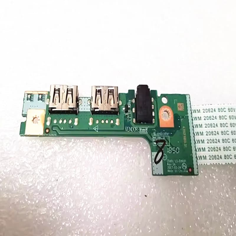 NUOVO ORIGINALE PER Acer Aspire 3 A315 A315-53 A515 A515-51 41 A615-51 Scheda Audio USB W CAVO 4350F6B0L01 C5V01 LS-E891P