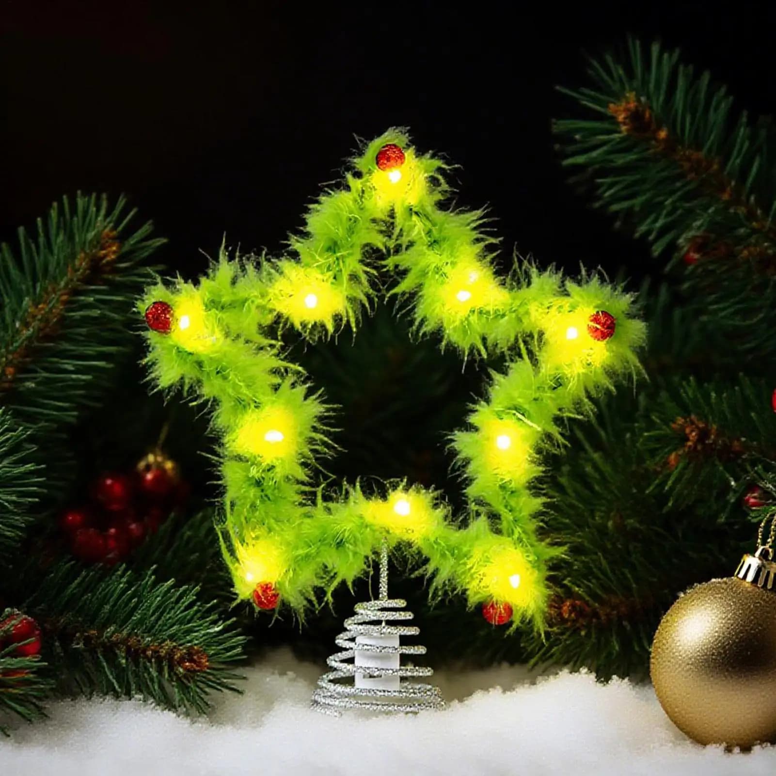 Anelli in metallo Anello artigianale a forma di stella da 8 pollici 5 pezzi Strumento per creare acchiappasogni per artigianato Centrotavola floreale Compleanno Matrimonio