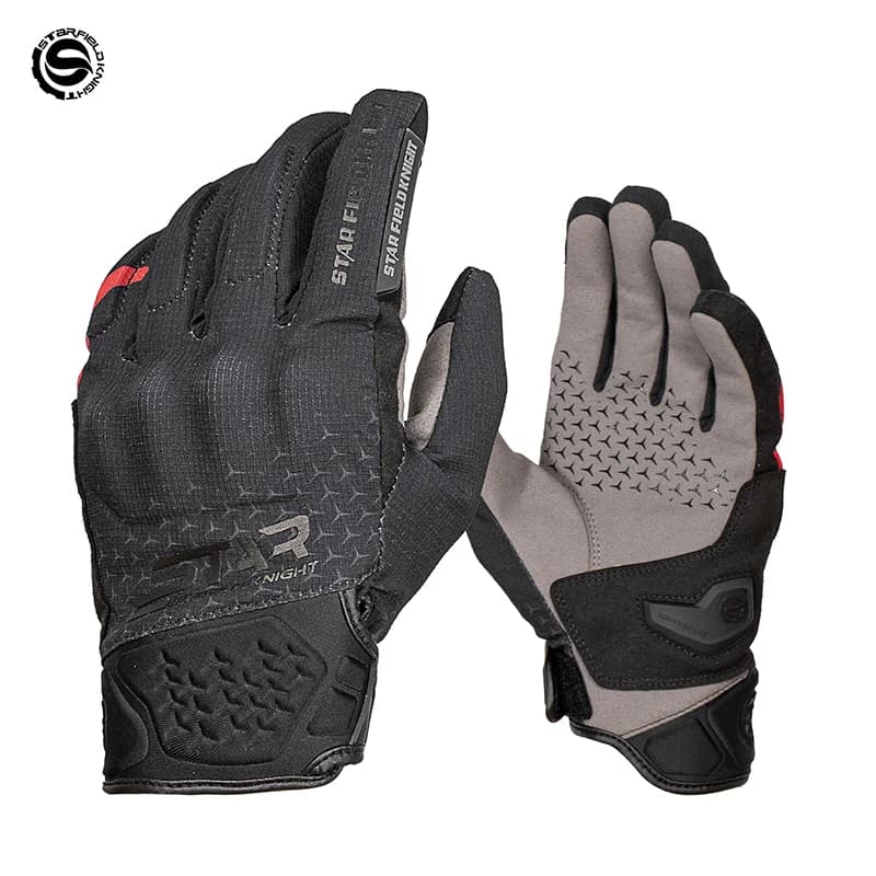 SFK Black Motorcycle Cycling Gloves Waterproof Rainproof 2026 New Riding Protection Gears Non-slip Wear-resistant Touch Screen