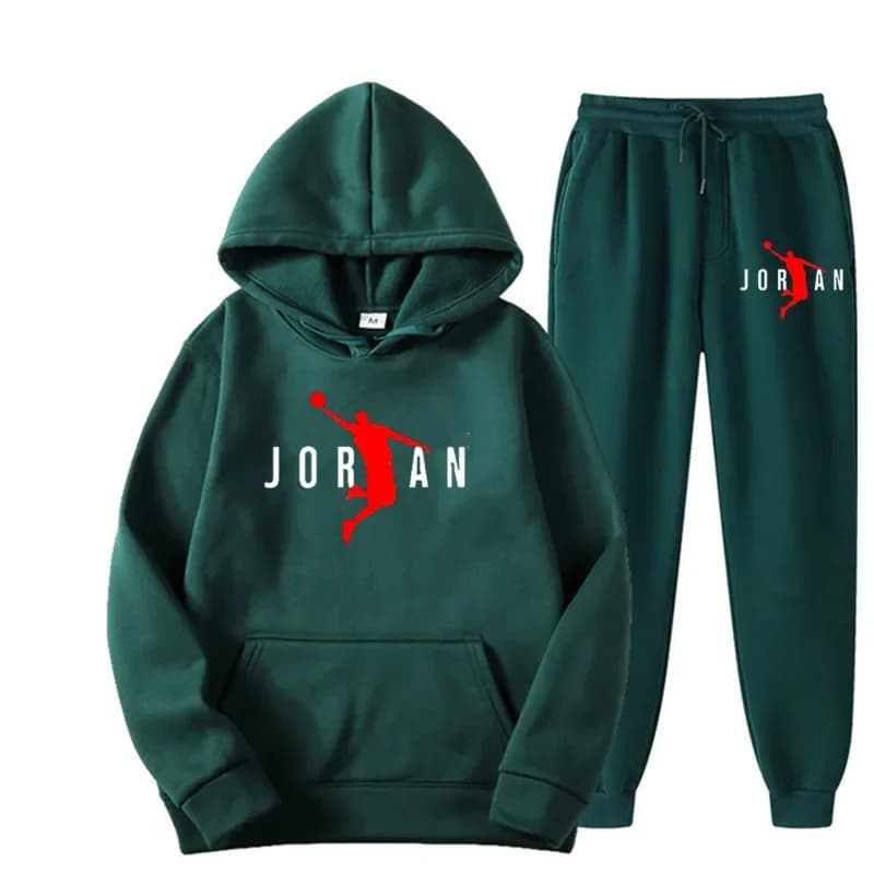 Basic Fleece Hoodies And Sweat Pants Set Men Jogger Set Wholesale Track Suit Sportswear Tracksuits Unisex Ensemble Jogging Homme
