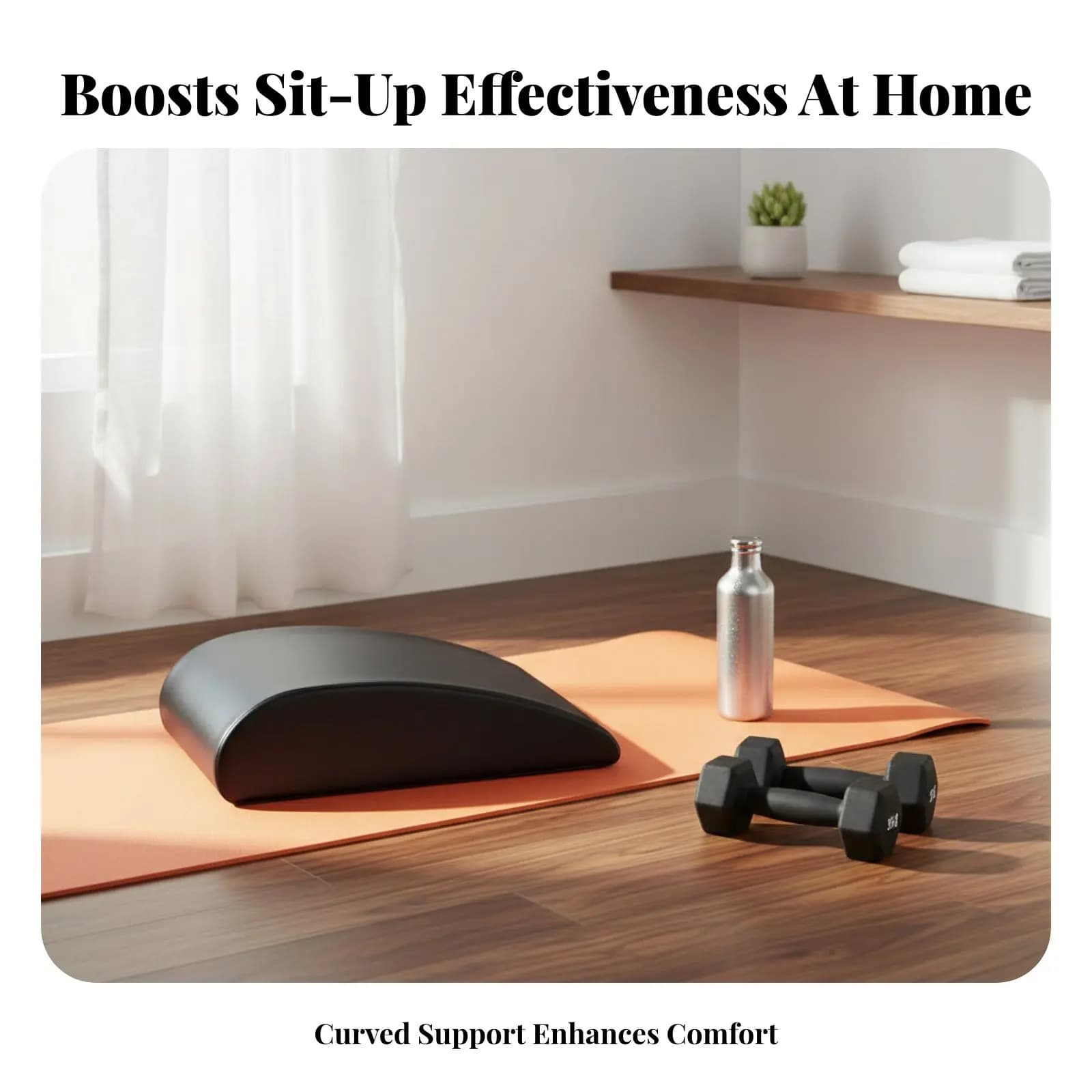 Portable Kettlebell Mat, Abdominal Mat, Sit-up Mat, Multifunctional Abdominal Accessory