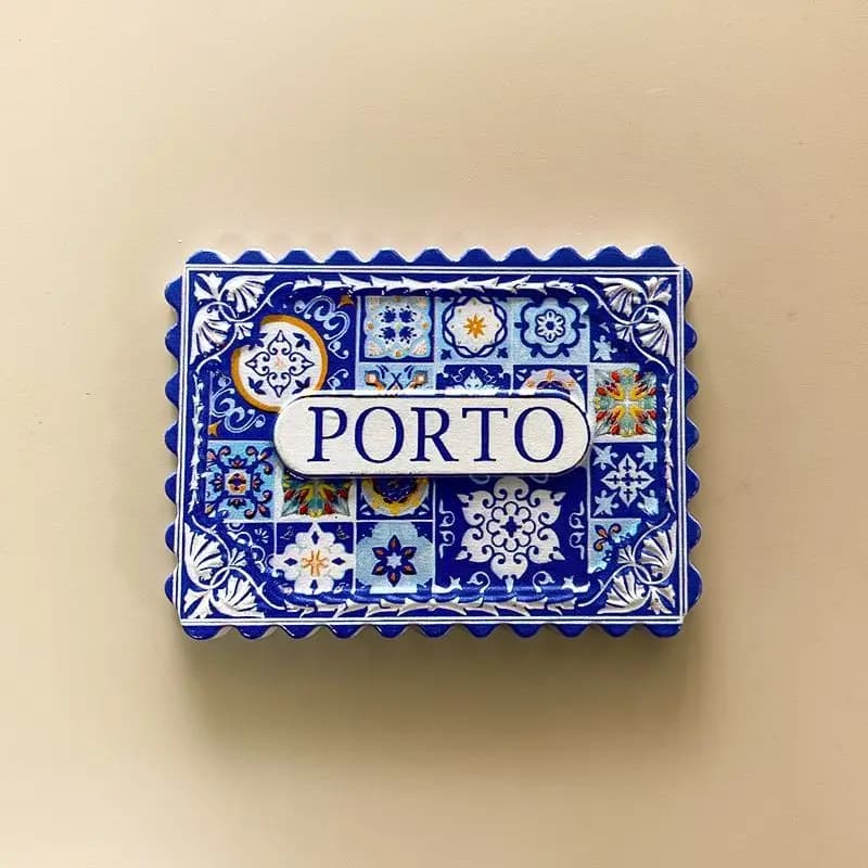 Souvenir di Viaggio Portogallo Porto Magneti 3D Personalizzati per Frigorifero Oggetti Decorativi per la Casa