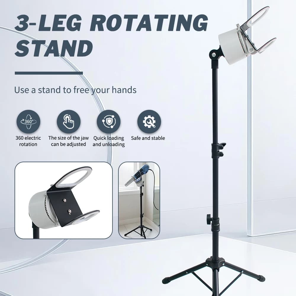 Supporto per Macchina Soffiatrice a Terahertz con Rotazione Automatica a 360 Gradi, Supporto per Bacchetta a Terahertz, Staffa per Terahertz