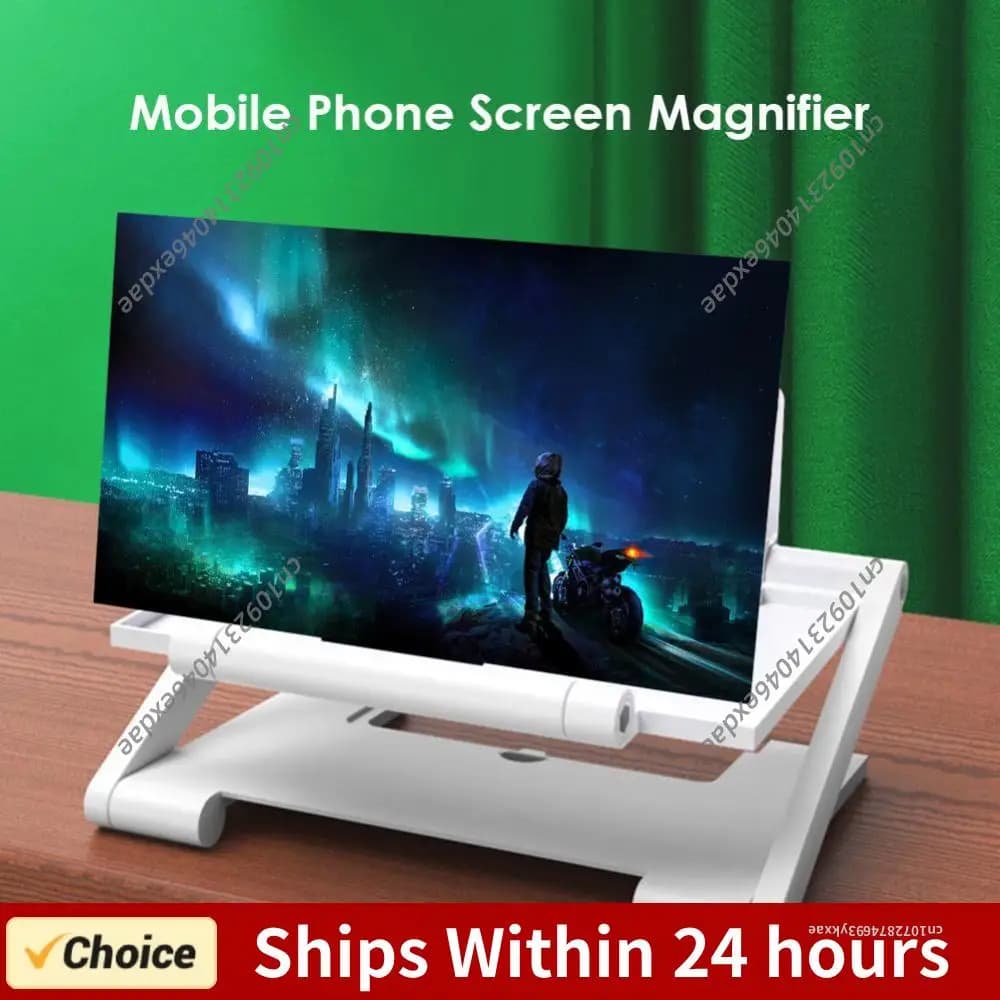 3D Screen Amplifier for Smartphone, Video Magnifying for Phone, Large Screen Support