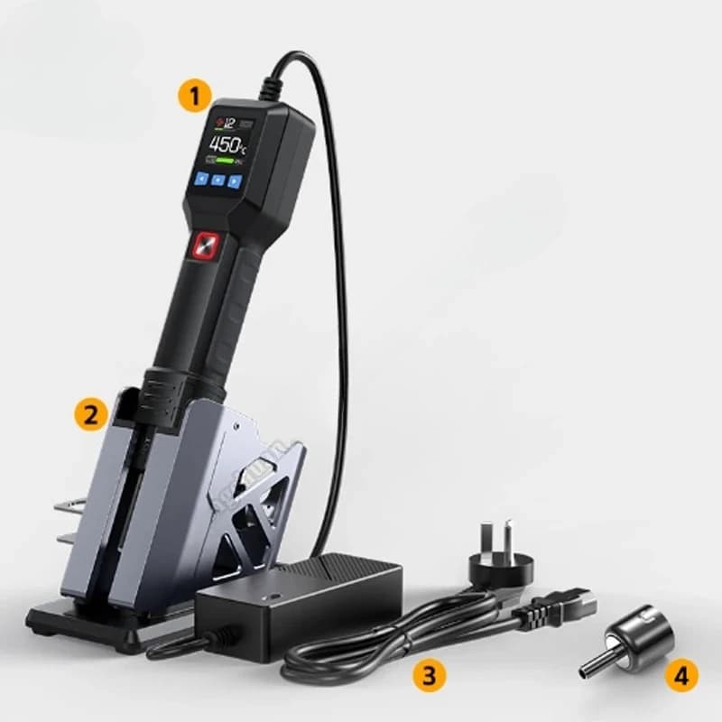High Temperature Hot Air Gun Handheld Portable Small Sized Soldering Station Mini Mobile Phone Repair High Power Heat Gun