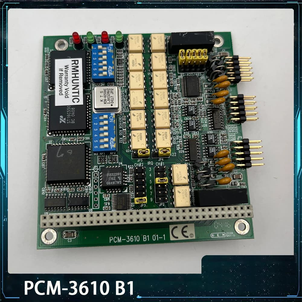 Scheda porta seriale Scheda acquisizione bus PC104 PCM-3610 B1 Scheda madre di controllo industriale PCM-3610 REV.B1