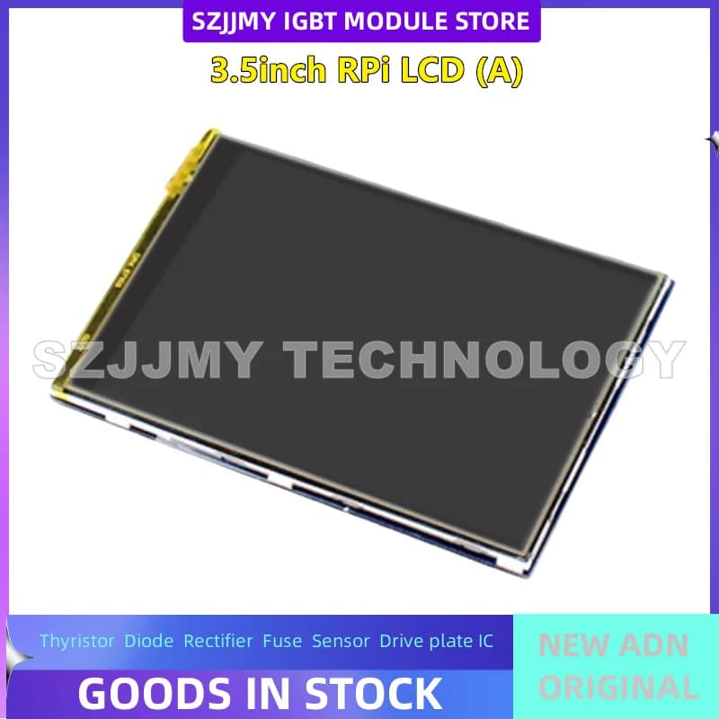 Display touch screen LCD Raspberry Pi 4/3B+3,5 pollici, display resistivo NUOVO ORIGINALE IN MAGAZZINO