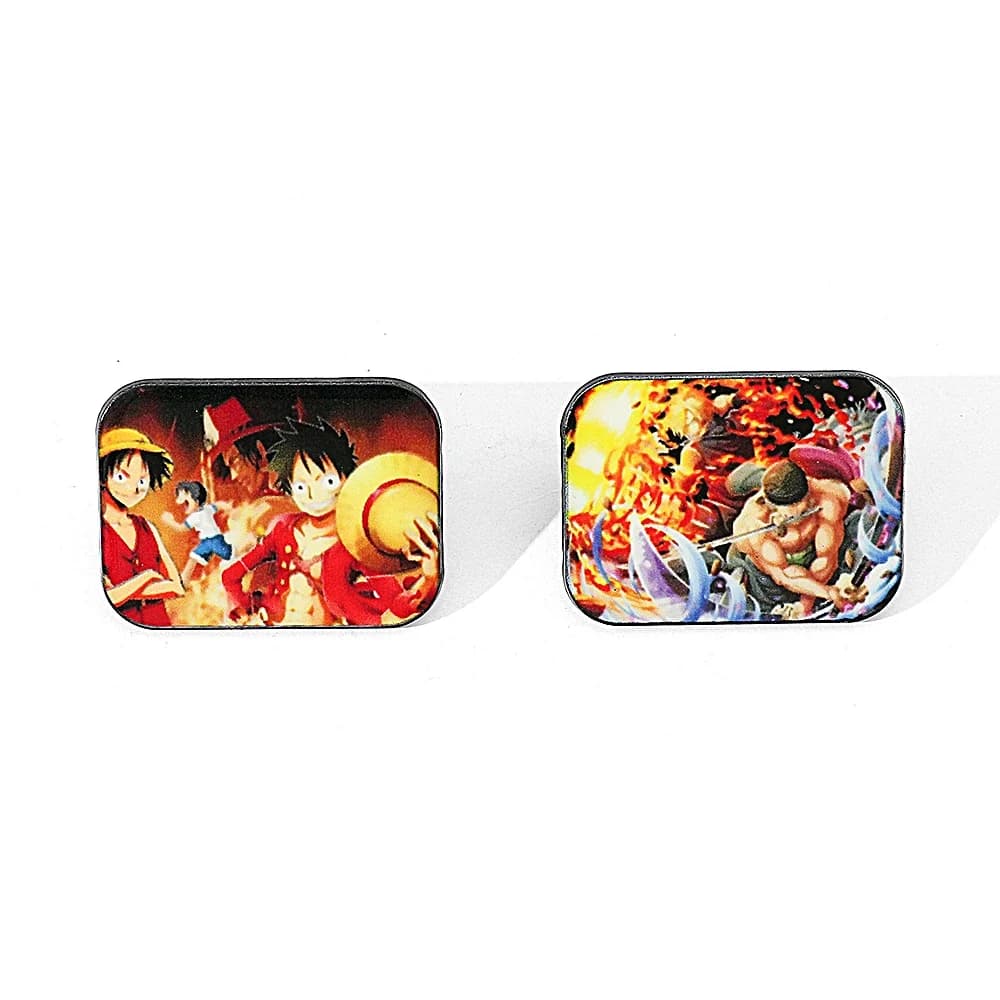 2 pezzi creativi spilla anime bello Roronoa Zoro smalto spilla distintivo in metallo gioielli abbigliamento zaino accessori regalo per gli amici