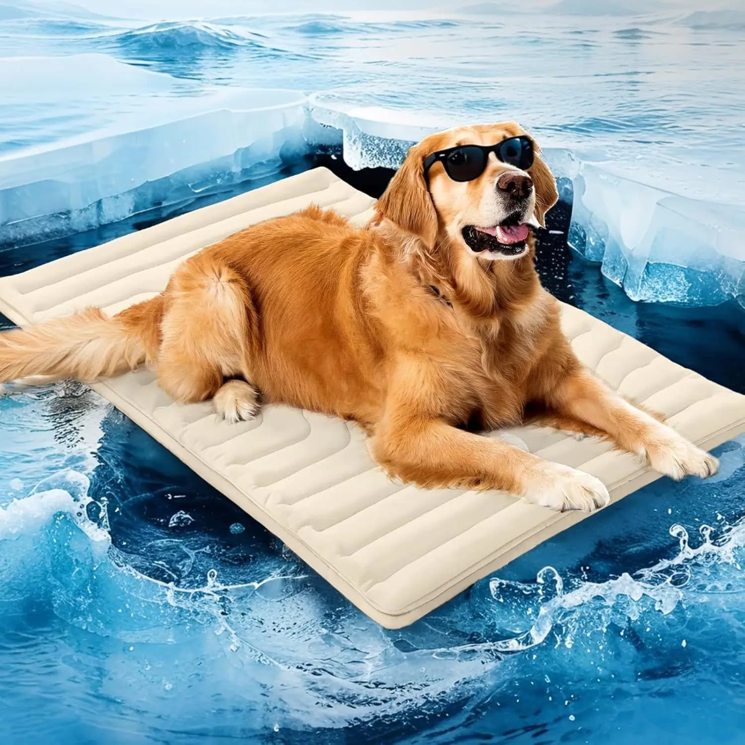 Pet Cooling Mat Dog Ice Mat Summer Cool Bed Heat Relief Pad Self Cooling Non Toxic for Dogs Cats Outdoor Indoor Sleeping