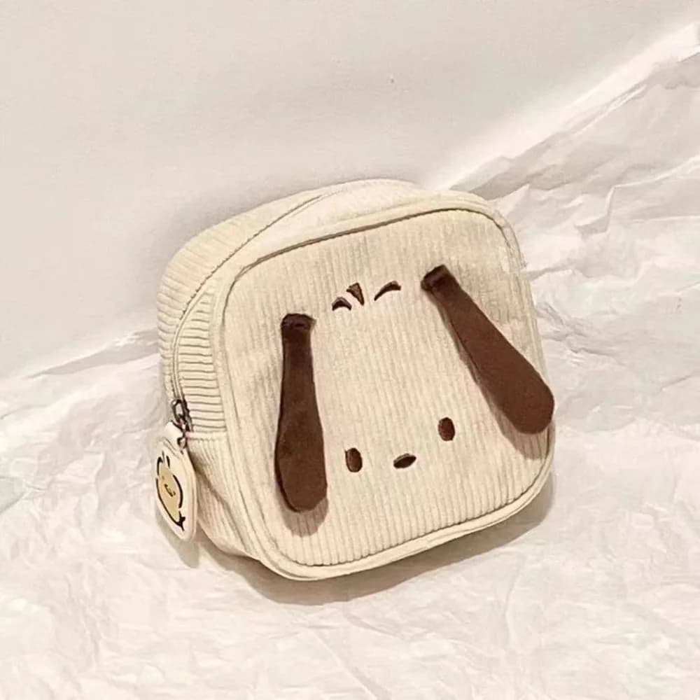 Storage Bag Cartoon Girl Cute High Beauty Pacha Dog Change Makeup and Wash Storage Bag Loose Change, Makeup, Toiletries, Sanitar