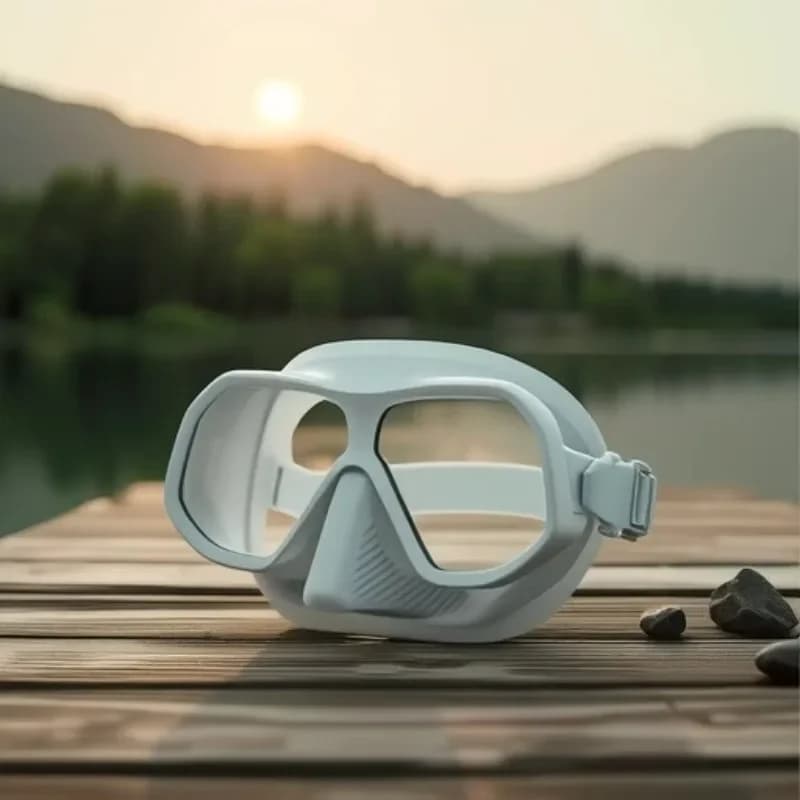 Maschera Professionale per Snorkeling e Immersioni Subacquee Occhialini da Immersione in Silicone Maschera Panoramica per Adulti Occhialini da Nuoto e Snorkeling