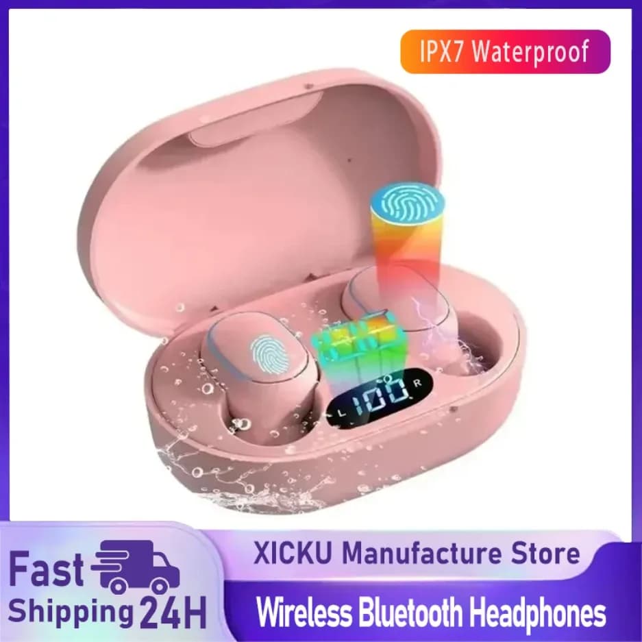 TWS A6S Auricolari wireless Bluetooth 5.0 aggiornati Cuffie stereo Gioco in-ear con microfono Auricolari con cancellazione del rumore per Xiaomi Redmi