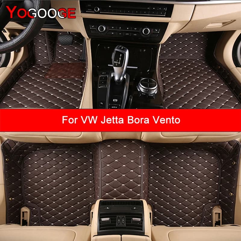 Tappetini per auto personalizzati YOGOOGE per VW Jetta Bora Vento Tappeti per auto Accessorio per auto