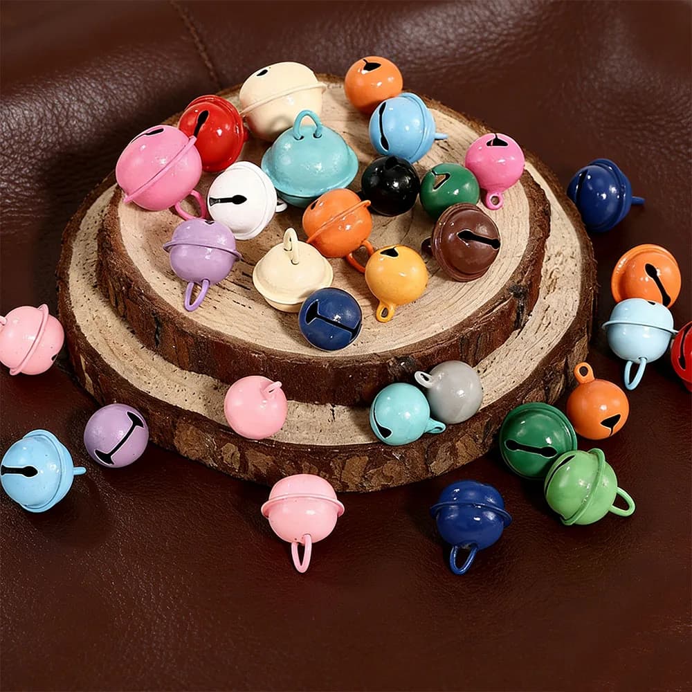 10 Pieces Colored Metal Plates 14/18/22mm, Creative Pendants for DIY Cardboard, Keyring Accessories, Hair Grips, Bracelets, Jewelry Components