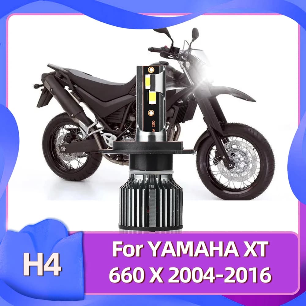 Roadsun 1PC moto LED lampadina del faro per YAMAHA XT 660X2004 2005 2006 2007 2008 2009 2010 2011 2012 2013 2014 2015 2016