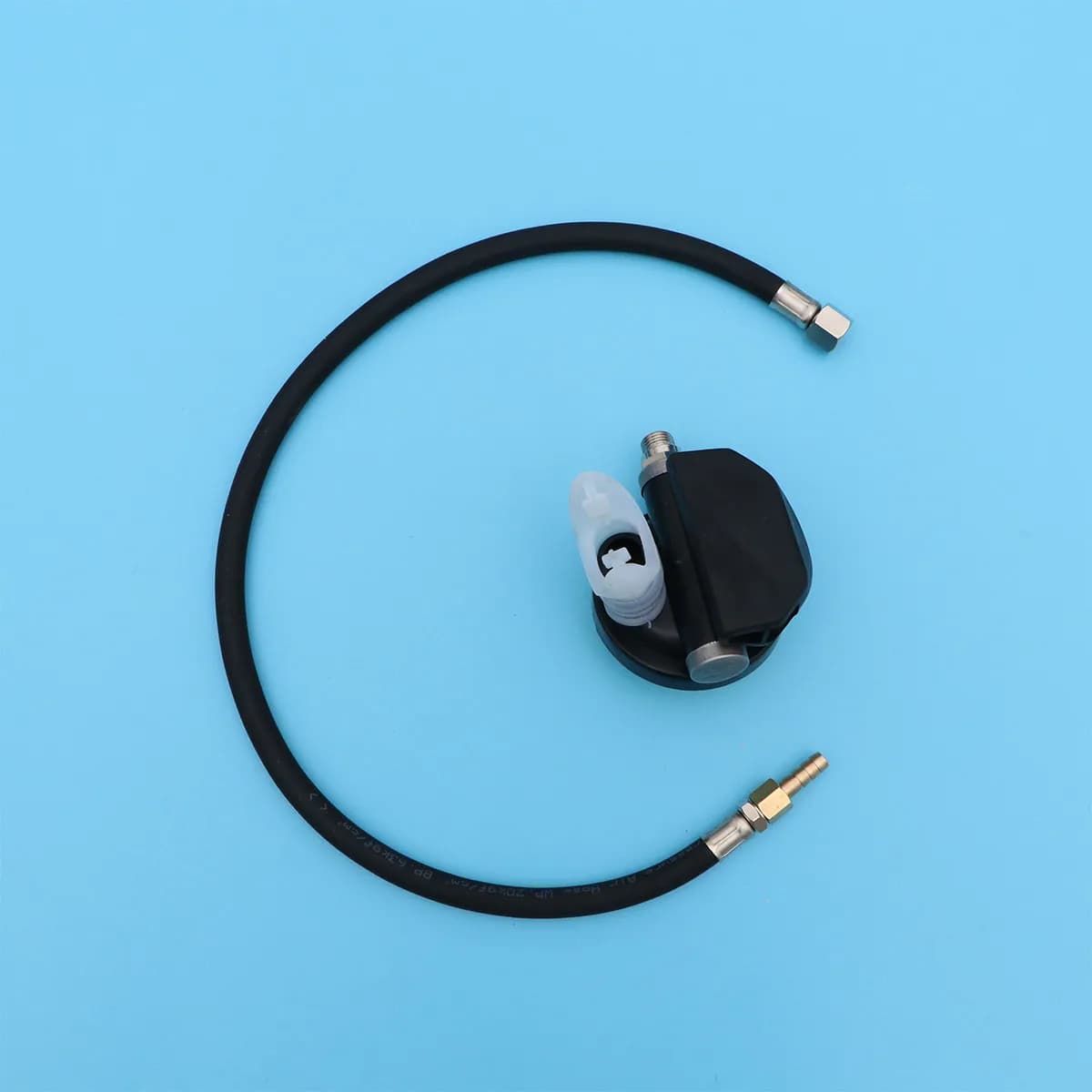 1 Snorkel Piece in Silicone, Great Foldable and Light Breathing Tube for Recreational and Professional Use, Underwater Breathing