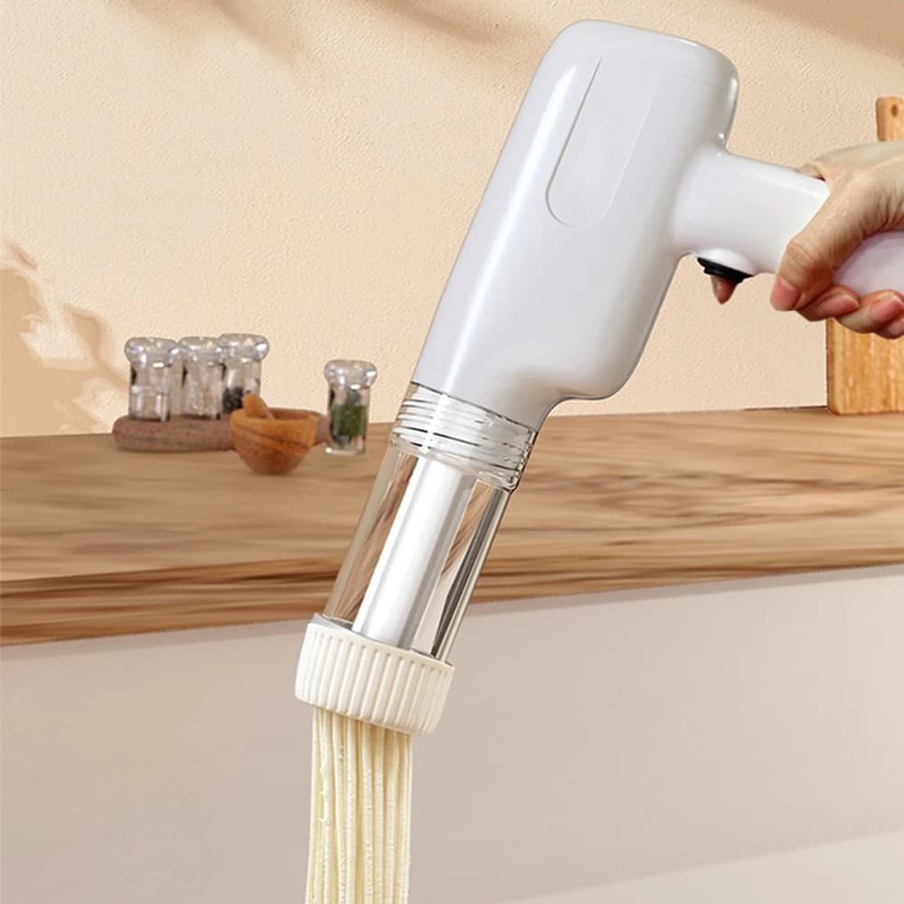 Macchina per Pasta elettrica senza fili 6 stampi per Pasta macchina per Pasta portatile USB ricaricabile 1800mAh batteria Utility Kitchen gadgets k1820