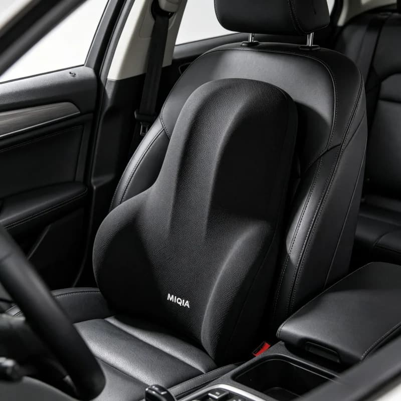 Cuscino in Memory Foam per Sedia da Ufficio con Supporto Lombare, Allevia il Dolore alla Schiena, con Rivestimento Lavabile per Sedia da Scrivania
