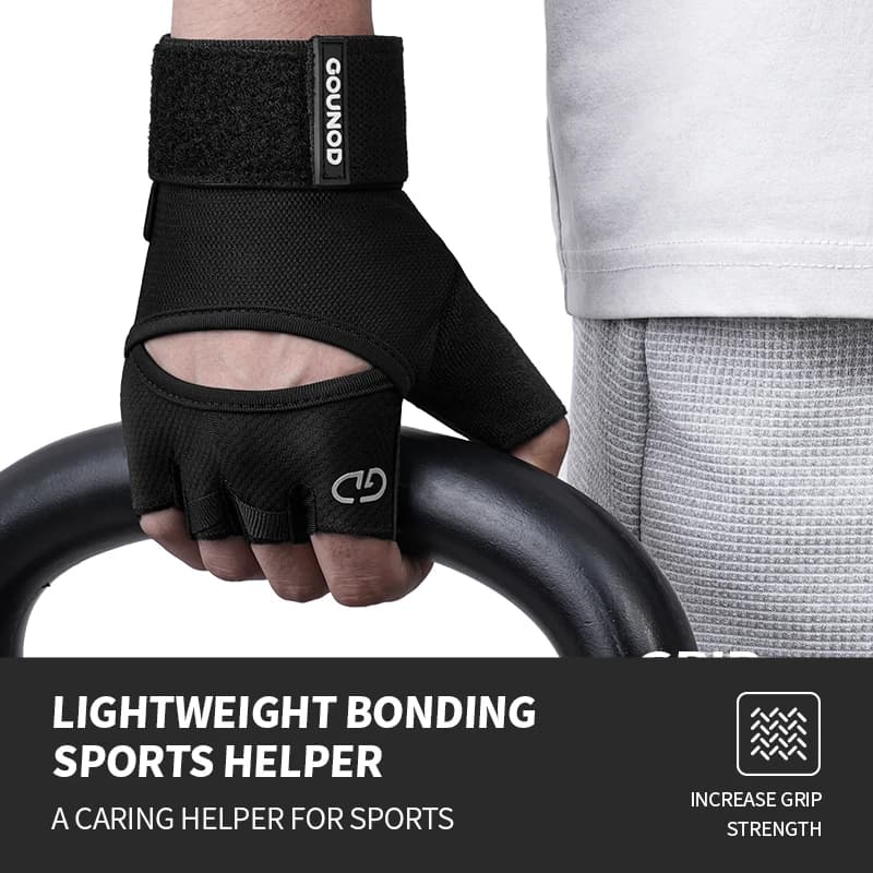 Guanti Sportivi GOUNOD Leggeri, Morbidi, Lisci, Spessi, Resistenti, Moderni, Eleganti, Solidi, Casual, per Attività all'Aperto, Fitness e Allenamento in Palestra