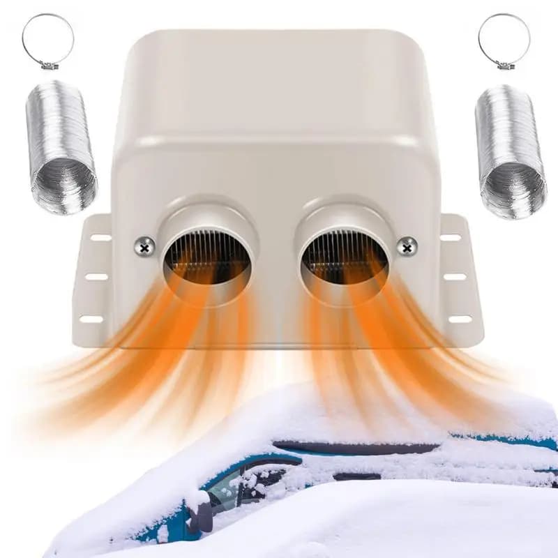 12V 24V riscaldatore per auto raffreddamento elettrico ventola di riscaldamento essiccatore elettrico portatile parabrezza antiappannamento sbrinatore camion barca