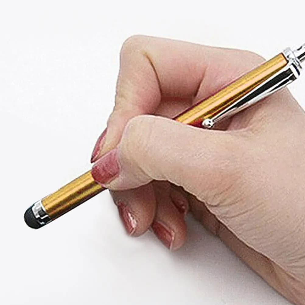 Penna stilo per tablet da 10 pezzi, punte in fibra sostituibili, penna capacitiva per telefoni con touch screen, studio, disegno, documenti