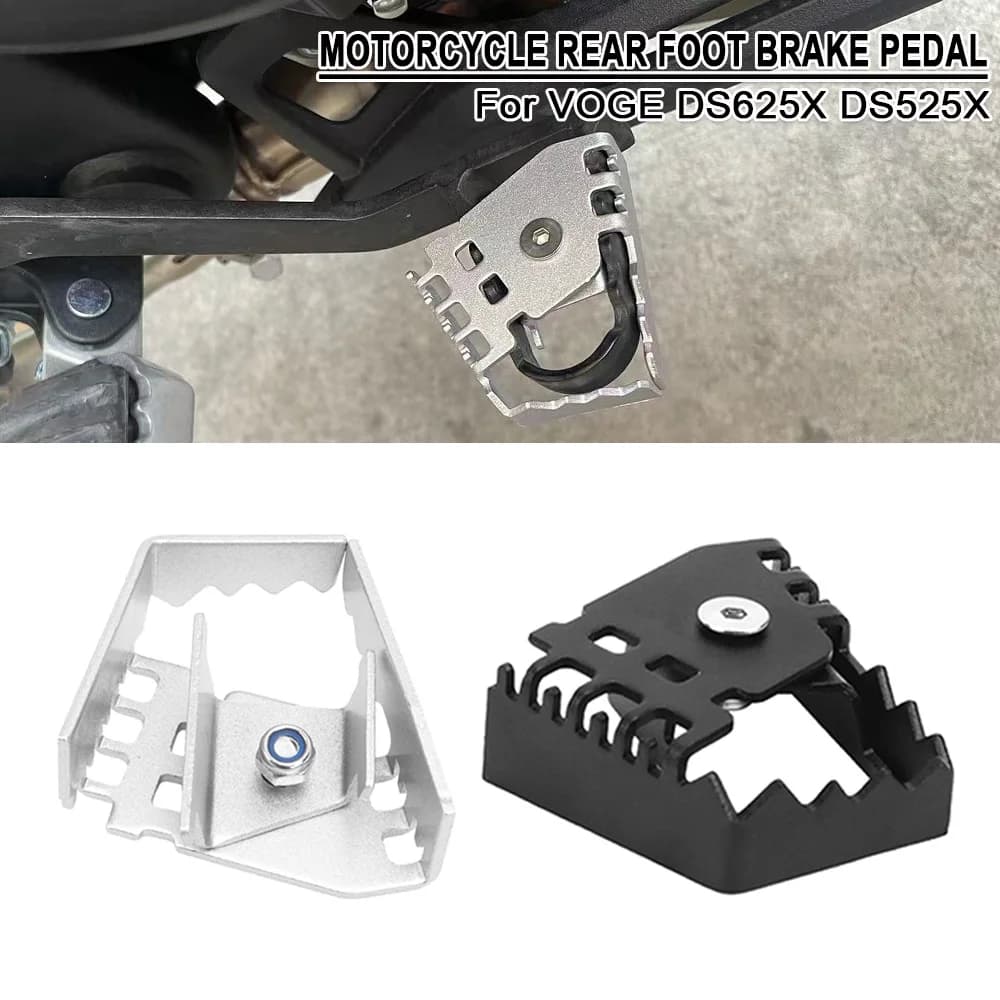 Pedale Freno Posteriore Moto DS525X DS625X per VOGE DSX 625 525, Leva di Estensione Poggiapiedi, Accessori