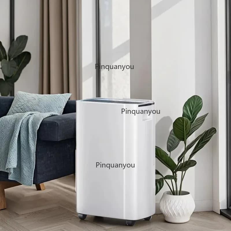 Deumidificatore a risparmio energetico da 21 litri con serbatoio dell'acqua da 5 litri Design quadrato flessibile per palestra ospedaliera domestica e uso scolastico
