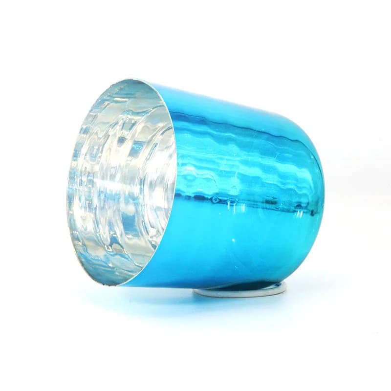 Star Linkup Natural Blue Quartz Crystal Singing Bowl, Professional Vibrational Percussion Musical Instrument for Yoga Practice, Chakra Balancing, Meditation Relaxation, Stress Reduction, Sound Healing Therapy, Throat Chakra Cleansing, Aura Purification